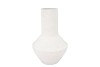 FIORE WHITE VASE NECK TEXTURED IRON 31X31X46CM NM