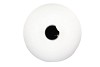 FIORE WHITE VASE BOL TEXTURED IRON 45X45X49CM NM