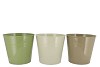 ZINC SUMMER GREEN MIX BUCKET BASIC ASS 25X22X17CM NM