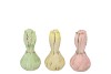 DANTE PASTEL TULIP VASE  ASS 8X8X26 NM