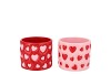 JUUL RED PINK POT HEARTS ASS 13X13X11CM