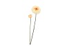 SILK ZINNIA YELLOW 54CM NM
