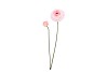 SILK ZINNIA PINK 54CM NM