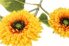 SILK SUNFLOWER YELLOW SINGLE STEM 83CM