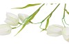 SILK FRITILLARY FLOWER WHITE SINGLE STEM 58CM NM
