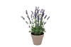 SILK LAVENDER PURPLE POT TERRA  M 21X21X32CM