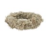 NATURE WREATH DRY WHITE MOSS 40CM NM