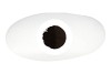 JILL WHITE VASE OVAL 20X40X73CM NM