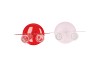 XELLY RED/PINK METAL RACK HEART VASE ASS 14X10X22