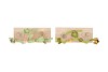XELLY COLOURFULL METAL RACK TULIP VASES ASS20X8X23