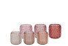 ROMAN OLD PINK T-LIGHT BUBBLE ASS 9X9CM