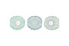 BICOLORE BLUE T-LIGHT SHELL ASS 9X10X15CM NM