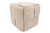 STRIPE SAND POOF LAYERS 45X45CM