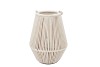 CRUZ WHITE LANTERN 15X24X28CM