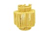 CRUZ YELLOW LANTERN FLOWER LONG 10X18X20CM