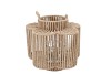CRUZ SAND LANTERN FLOWER LONG 12X23X24CM