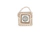 CRUZ SAND LANTERN SQUARE ROPE 13X19X24CM