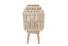 CRUZ SAND LANTERN SQUARE ON STANDS 17X25X50CM