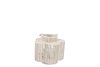 CRUZ WHITE LANTERN FLOWER LONG 10X18X20CM