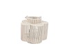 CRUZ WHITE LANTERN FLOWER LONG 15X28X27CM