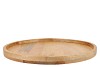 MUMBAI MANGO WOODEN TRAY ROUND EDGE 45X45X3CM