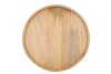 MUMBAI MANGO WOODEN TRAY ROUND EDGE 45X45X3CM