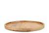 MUMBAI MANGO WOODEN TRAY ROUND EDGE 40X40X3CM