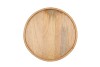 MUMBAI MANGO WOODEN TRAY ROUND EDGE 40X40X3CM