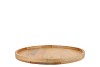 MUMBAI MANGO WOODEN TRAY ROUND EDGE 35X35X3CM