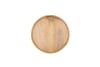 MUMBAI MANGO WOODEN TRAY ROUND EDGE 30X30X3CM