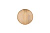 MUMBAI MANGO WOODEN TRAY ROUND EDGE 25X25X3CM