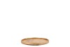 MUMBAI MANGO WOODEN TRAY ROUND EDGE 21X21X3CM