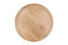 MUMBAI MANGO WOODEN TRAY ROUND SMALL EDGE 50X50X2CM