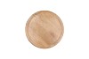 MUMBAI MANGO WOODEN TRAY ROUND SMALL EDGE 38X38X2CM