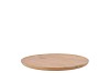 MUMBAI MANGO WOODEN TRAY ROUND SMALL EDGE 33X33X2CM
