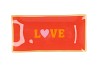 PLATE RECTANGLE LOVE 20X10X2CM