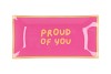 PLATE RECTANGLE PROUD OF YOU 20X10X2CM NM