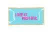 PLATE RECTANGLE LOVE AT FIRST BITE 20X10X2CM