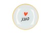 PLATE ROUND XOXO 18X18X2CM
