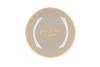 PLATE ROUND YOU + ME = LOVE 18X18X2CM