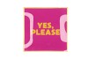 PLATE SQUARE YES, PLEASE 18X18X2CM