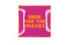 PLATE SQUARE HERE FOR THE SNACKS 18X18X2CM