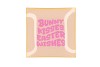 PLATE SQUARE BUNNY KISSES 18X18X2CM