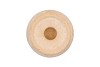 FLORENCE ANTIQUE GOLD CANDLE H SWIRL 10X10X39CM