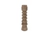 FLORENCE ANTIQUE BRONZE CANDLE H SWIRL 10X10X39CM
