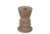 FLORENCE ANTIQUE BRONZE CANDLE H 10X10X16CM