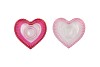 AMOUR FUCHSIA MIX CANDLE H HEART ASS 9X8X4CM