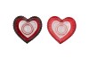 AMOUR RED MIX CANDLE H HEART ASS 9X8X4CM