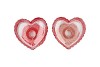 AMOUR RED MIX T-LIGHT HEART ASS 10X9X13CM