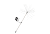 LED SHINE BURST GARDEN STAKE 120 LED TIMER EX BATTERY 36X85